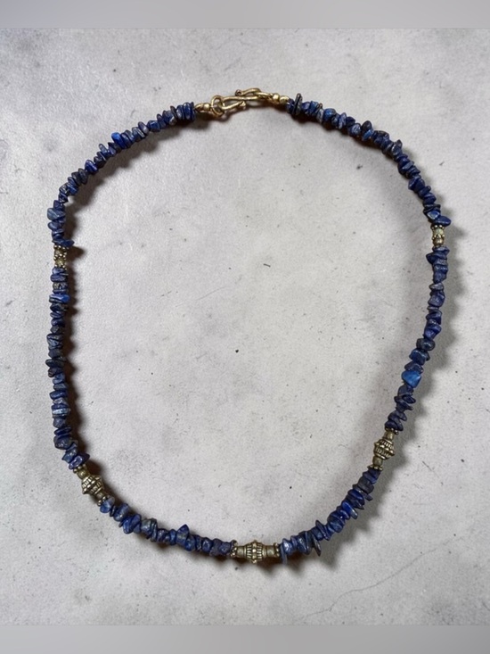 Jewelry - Lapis Chip Bead Necklace - Deep Blue Women's Jewelry